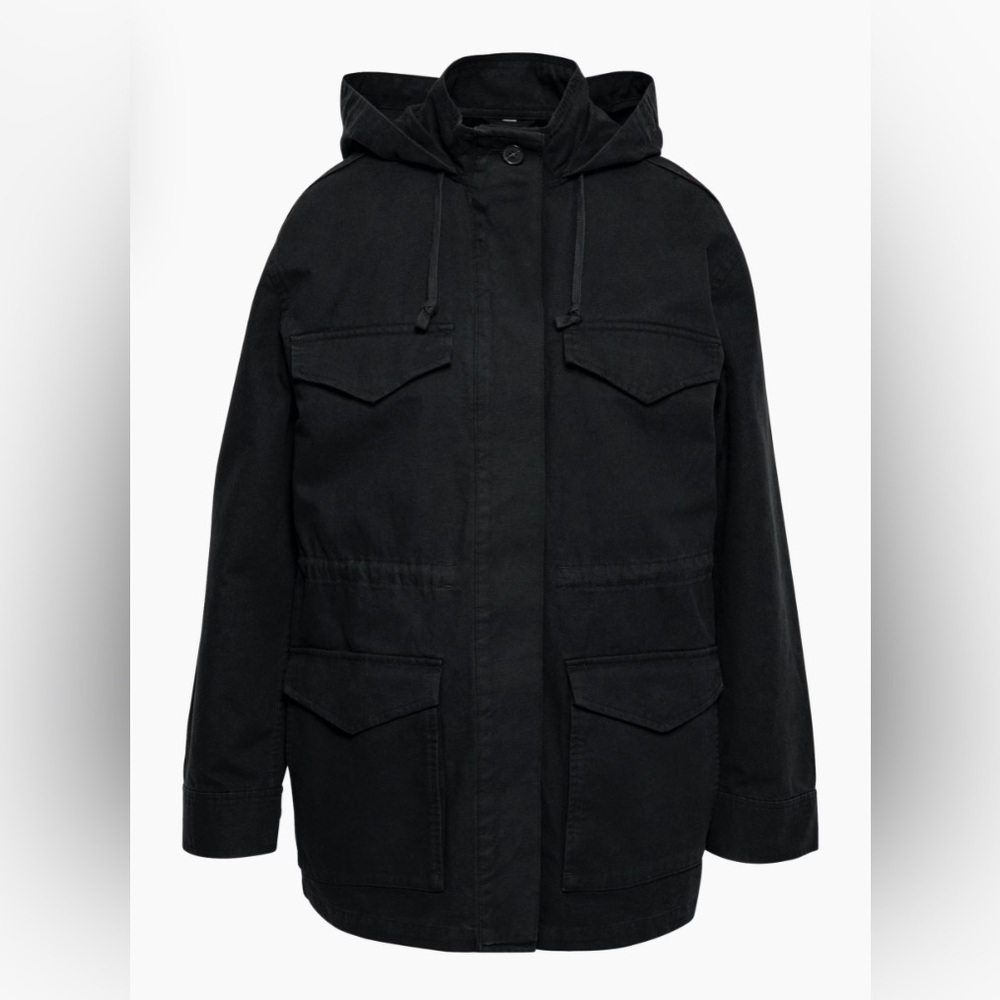 Aritzia The Group Babaton Military Inspired Nook Cotton Linen Jacket size M - Picture 3 of 10